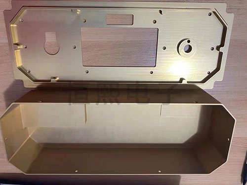 金色導電模塊殼體蓋板1